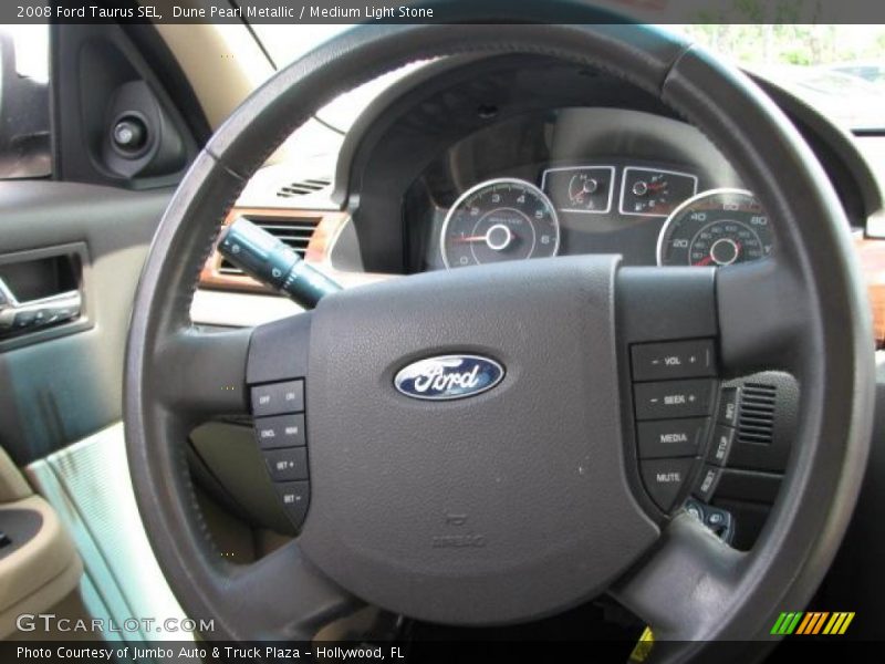 Dune Pearl Metallic / Medium Light Stone 2008 Ford Taurus SEL