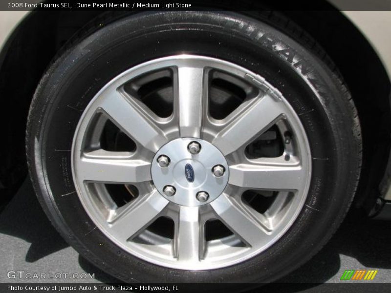 Dune Pearl Metallic / Medium Light Stone 2008 Ford Taurus SEL