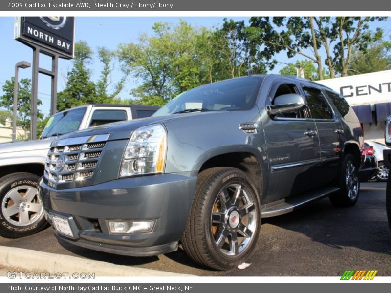 Stealth Gray / Ebony/Ebony 2009 Cadillac Escalade AWD