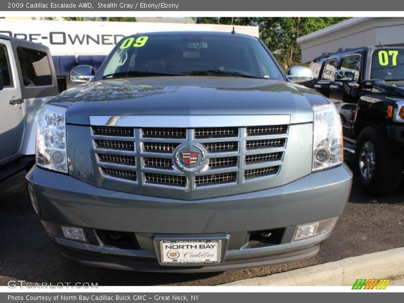 Stealth Gray / Ebony/Ebony 2009 Cadillac Escalade AWD