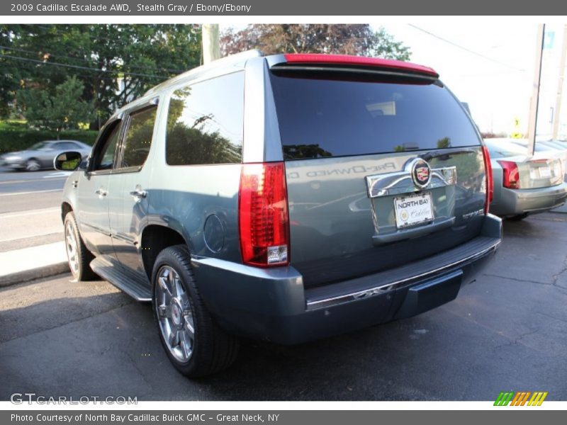 Stealth Gray / Ebony/Ebony 2009 Cadillac Escalade AWD