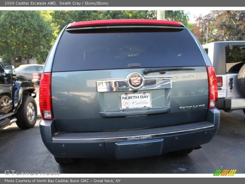 Stealth Gray / Ebony/Ebony 2009 Cadillac Escalade AWD