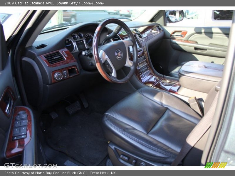 Stealth Gray / Ebony/Ebony 2009 Cadillac Escalade AWD