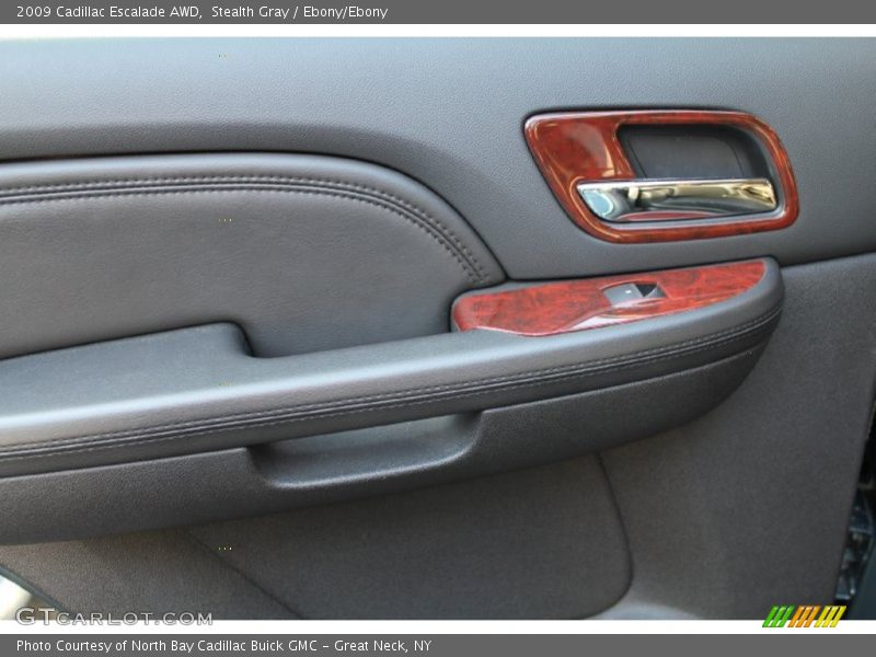 Stealth Gray / Ebony/Ebony 2009 Cadillac Escalade AWD