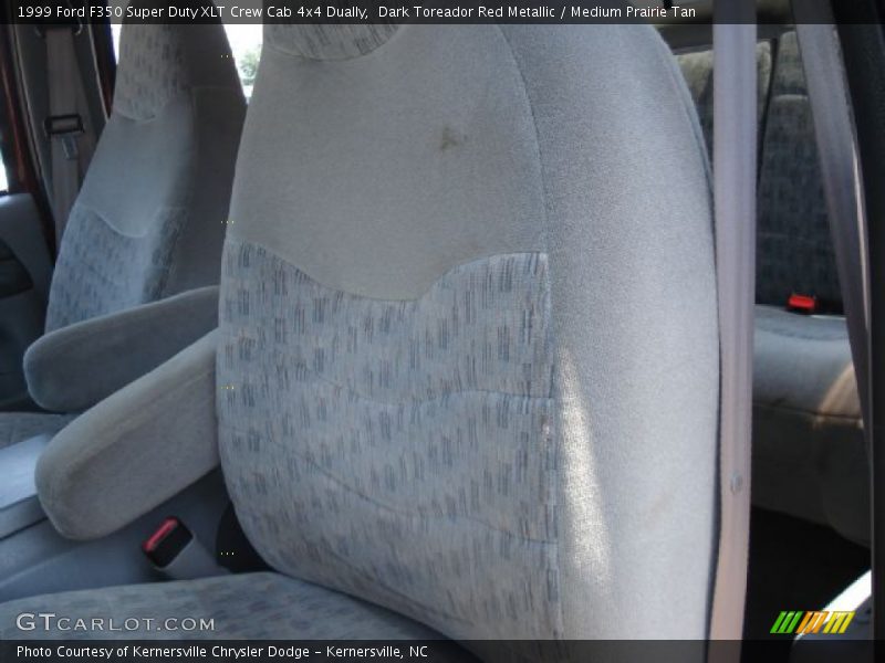 Dark Toreador Red Metallic / Medium Prairie Tan 1999 Ford F350 Super Duty XLT Crew Cab 4x4 Dually
