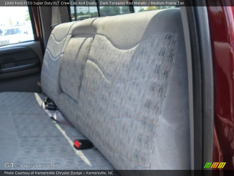 Dark Toreador Red Metallic / Medium Prairie Tan 1999 Ford F350 Super Duty XLT Crew Cab 4x4 Dually