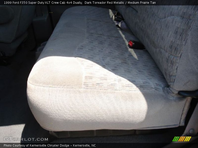 Dark Toreador Red Metallic / Medium Prairie Tan 1999 Ford F350 Super Duty XLT Crew Cab 4x4 Dually
