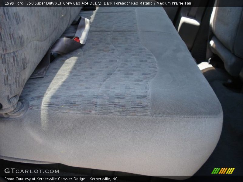 Dark Toreador Red Metallic / Medium Prairie Tan 1999 Ford F350 Super Duty XLT Crew Cab 4x4 Dually