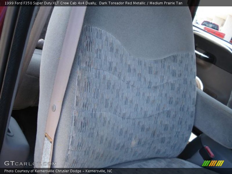 Dark Toreador Red Metallic / Medium Prairie Tan 1999 Ford F350 Super Duty XLT Crew Cab 4x4 Dually