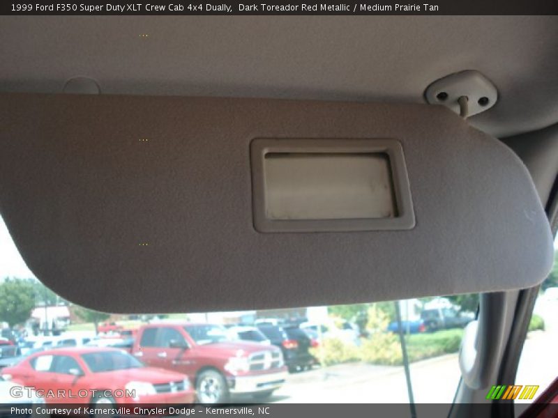 Dark Toreador Red Metallic / Medium Prairie Tan 1999 Ford F350 Super Duty XLT Crew Cab 4x4 Dually