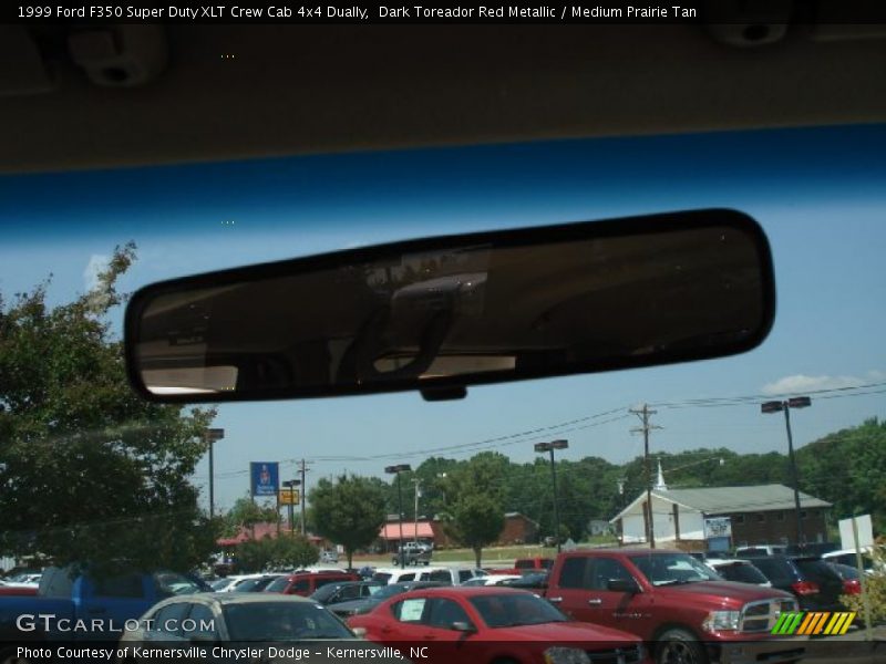 Dark Toreador Red Metallic / Medium Prairie Tan 1999 Ford F350 Super Duty XLT Crew Cab 4x4 Dually