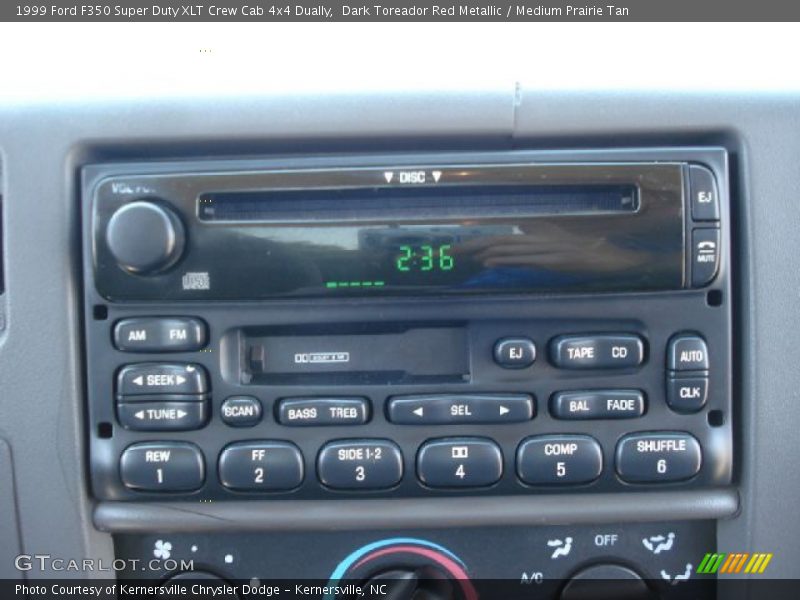 Dark Toreador Red Metallic / Medium Prairie Tan 1999 Ford F350 Super Duty XLT Crew Cab 4x4 Dually