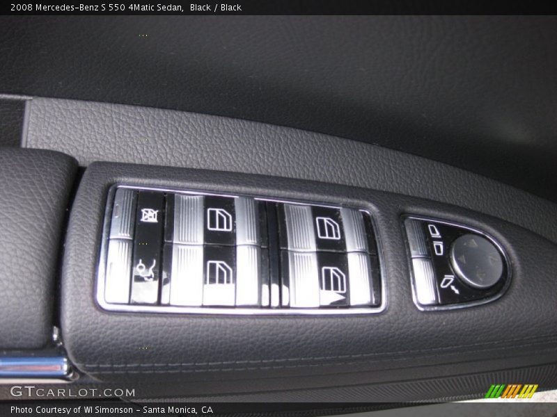 Black / Black 2008 Mercedes-Benz S 550 4Matic Sedan