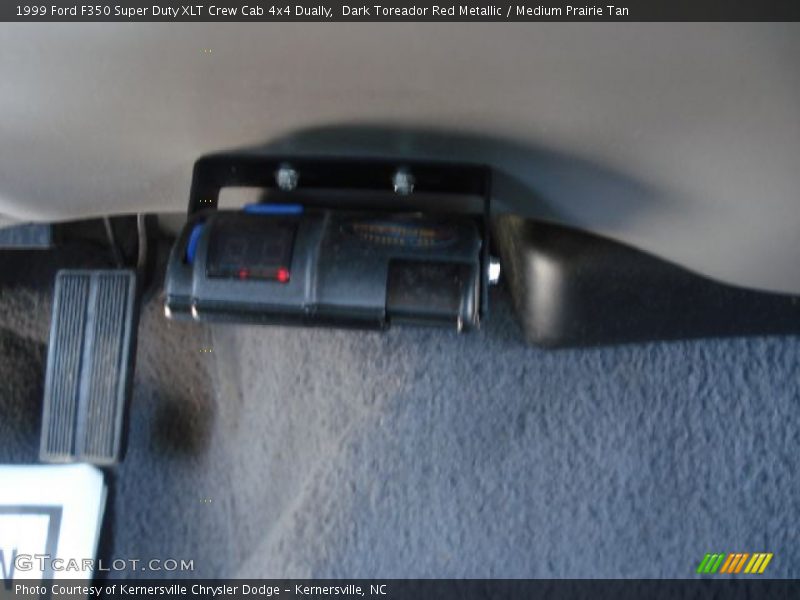 Dark Toreador Red Metallic / Medium Prairie Tan 1999 Ford F350 Super Duty XLT Crew Cab 4x4 Dually