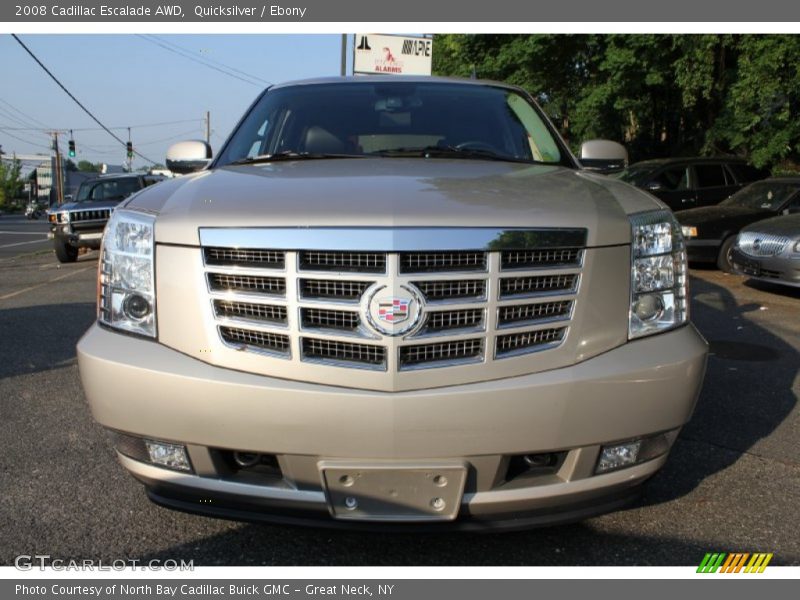 Quicksilver / Ebony 2008 Cadillac Escalade AWD