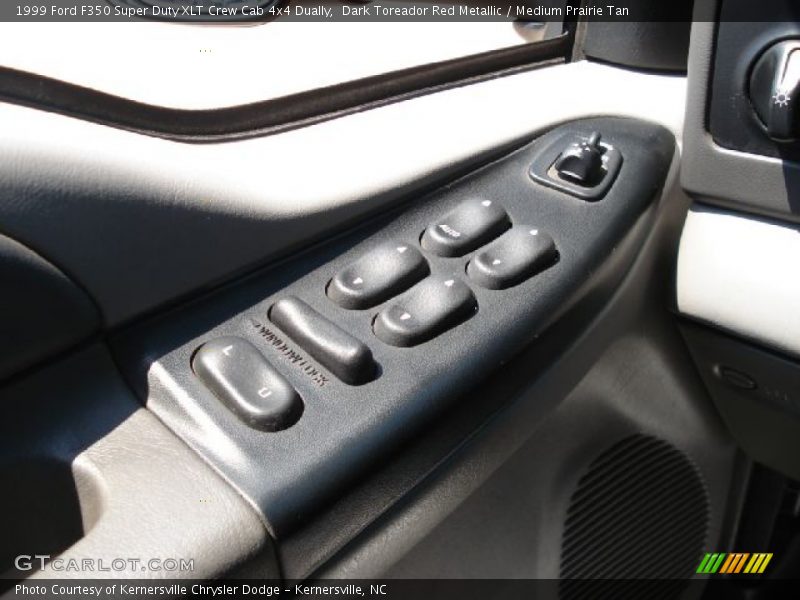 Dark Toreador Red Metallic / Medium Prairie Tan 1999 Ford F350 Super Duty XLT Crew Cab 4x4 Dually