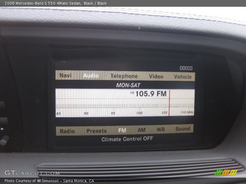 Black / Black 2008 Mercedes-Benz S 550 4Matic Sedan