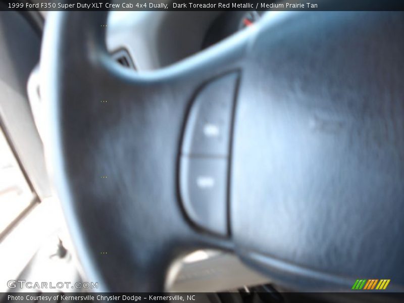 Dark Toreador Red Metallic / Medium Prairie Tan 1999 Ford F350 Super Duty XLT Crew Cab 4x4 Dually
