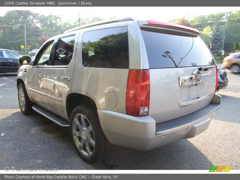 Quicksilver / Ebony 2008 Cadillac Escalade AWD