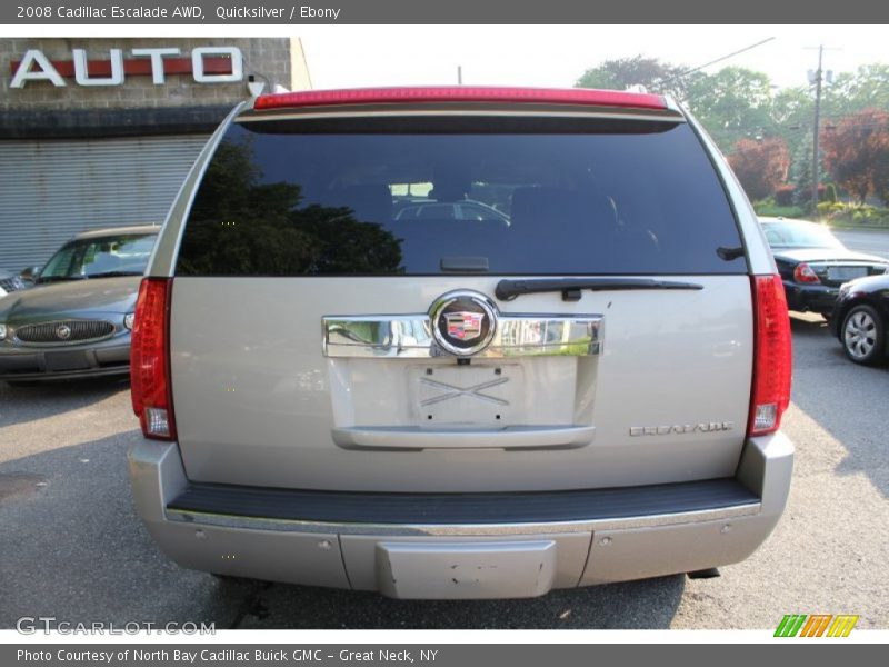 Quicksilver / Ebony 2008 Cadillac Escalade AWD
