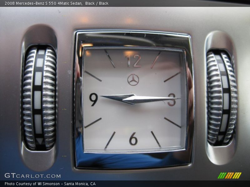Black / Black 2008 Mercedes-Benz S 550 4Matic Sedan