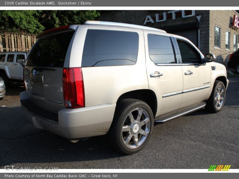 Quicksilver / Ebony 2008 Cadillac Escalade AWD