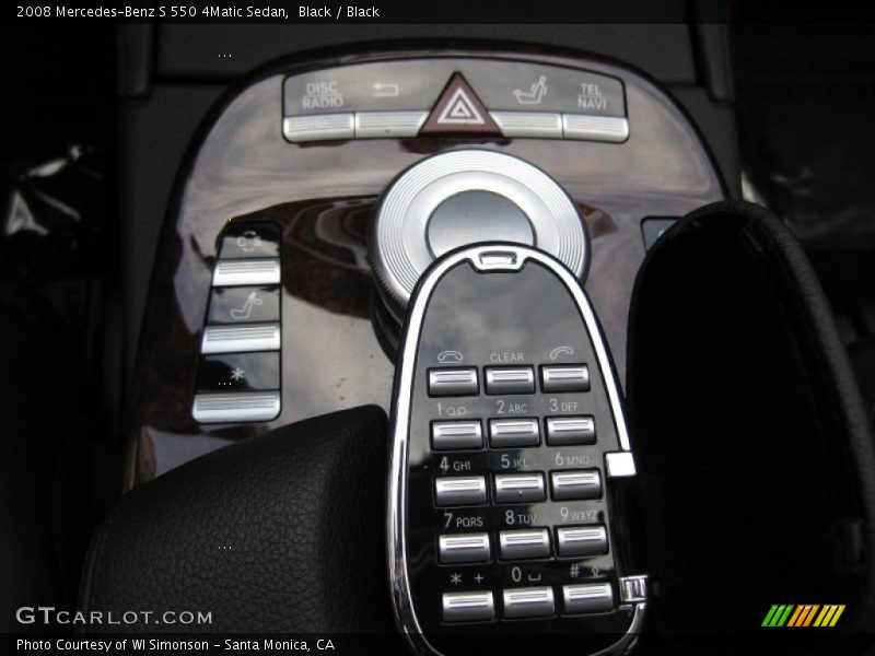 Black / Black 2008 Mercedes-Benz S 550 4Matic Sedan