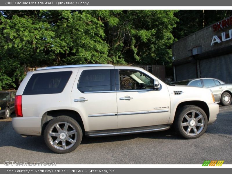 Quicksilver / Ebony 2008 Cadillac Escalade AWD