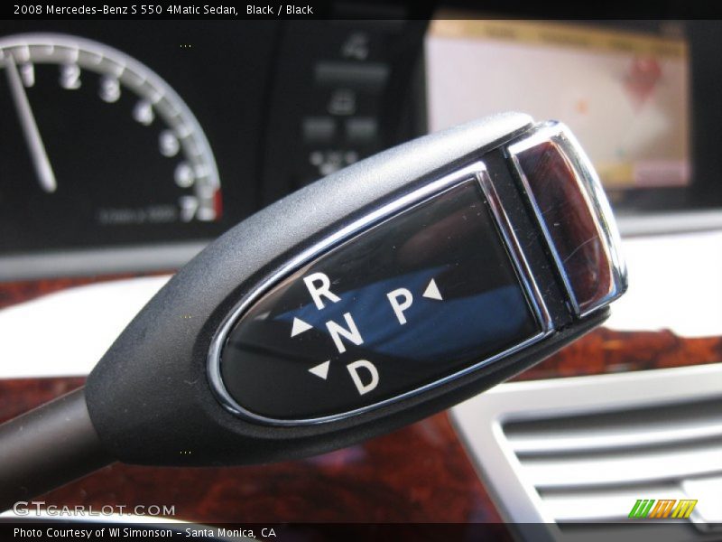 Black / Black 2008 Mercedes-Benz S 550 4Matic Sedan