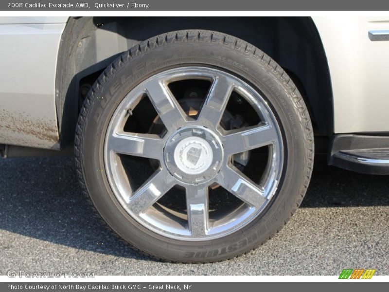 Quicksilver / Ebony 2008 Cadillac Escalade AWD