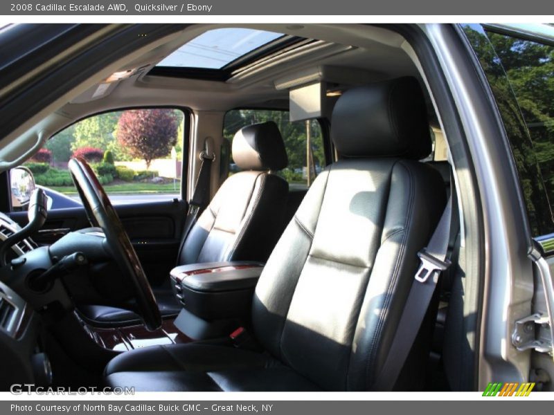 Quicksilver / Ebony 2008 Cadillac Escalade AWD