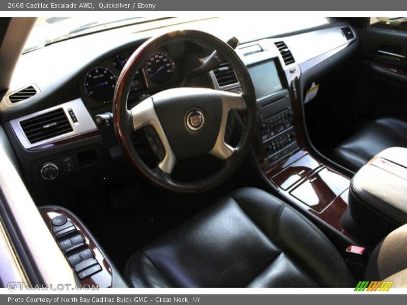Quicksilver / Ebony 2008 Cadillac Escalade AWD