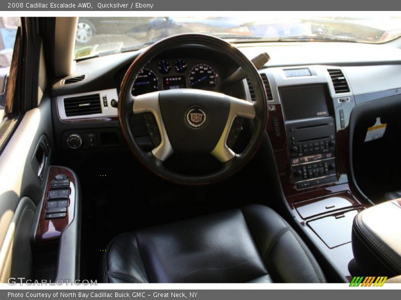 Quicksilver / Ebony 2008 Cadillac Escalade AWD