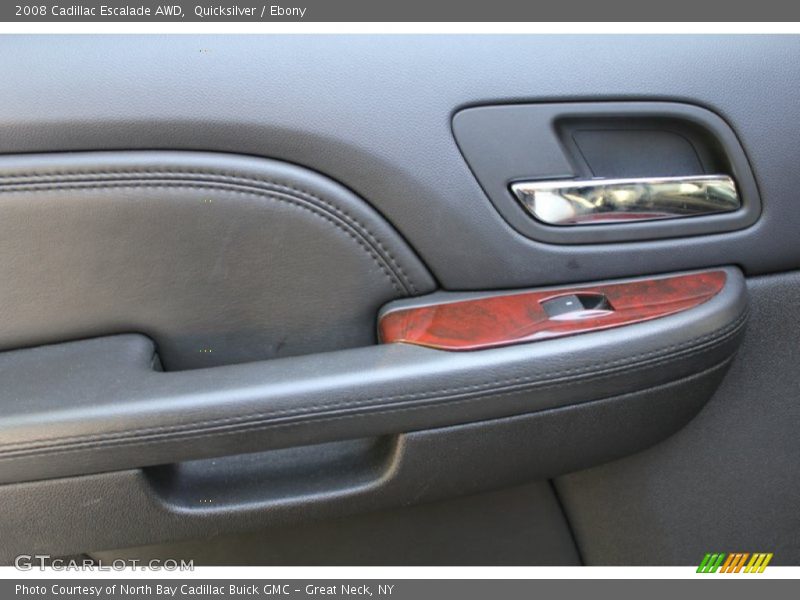 Quicksilver / Ebony 2008 Cadillac Escalade AWD