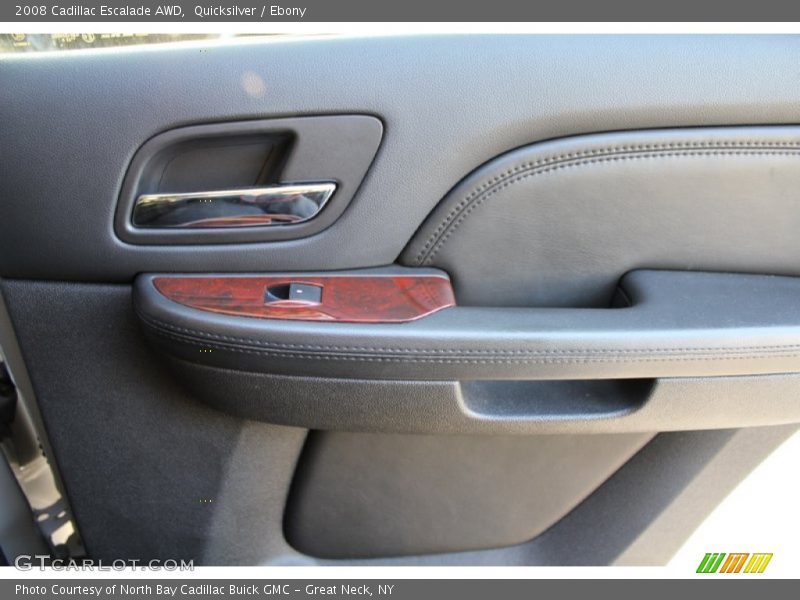 Quicksilver / Ebony 2008 Cadillac Escalade AWD