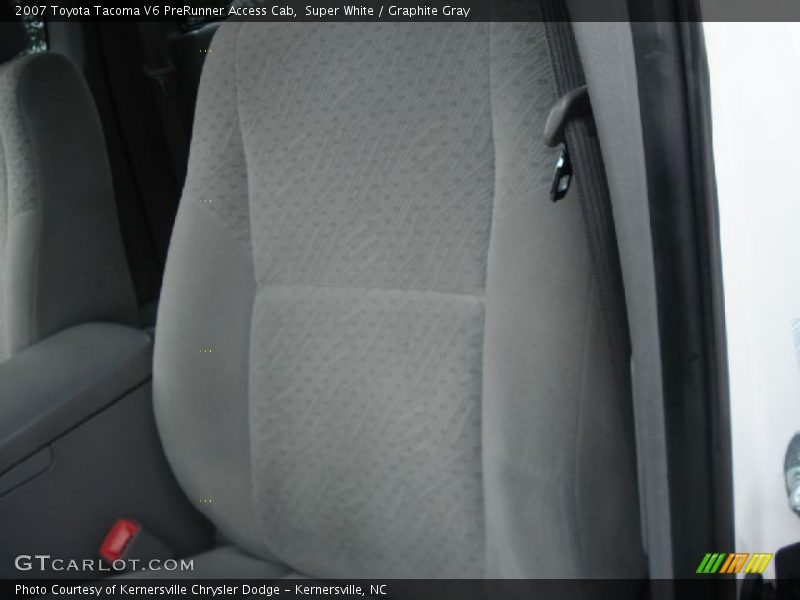 Super White / Graphite Gray 2007 Toyota Tacoma V6 PreRunner Access Cab