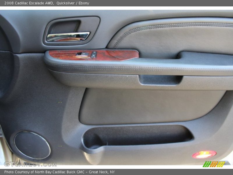 Quicksilver / Ebony 2008 Cadillac Escalade AWD