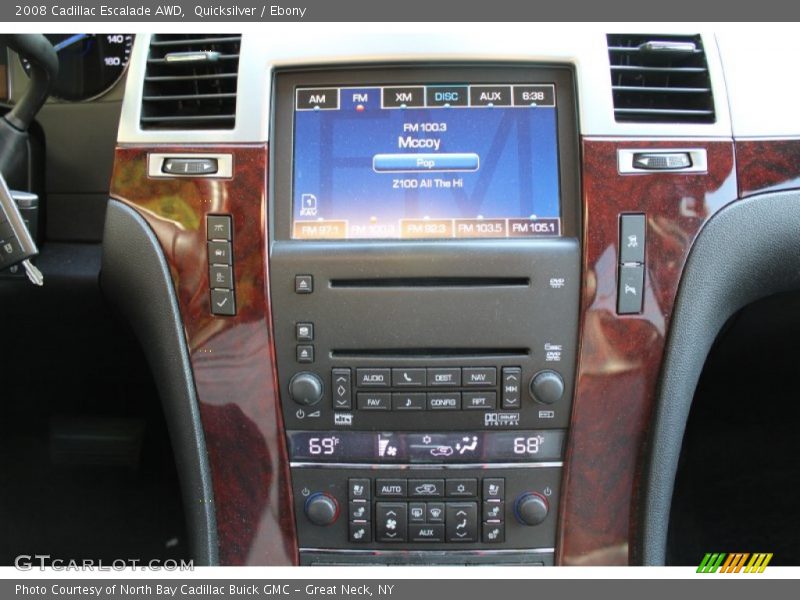 Quicksilver / Ebony 2008 Cadillac Escalade AWD