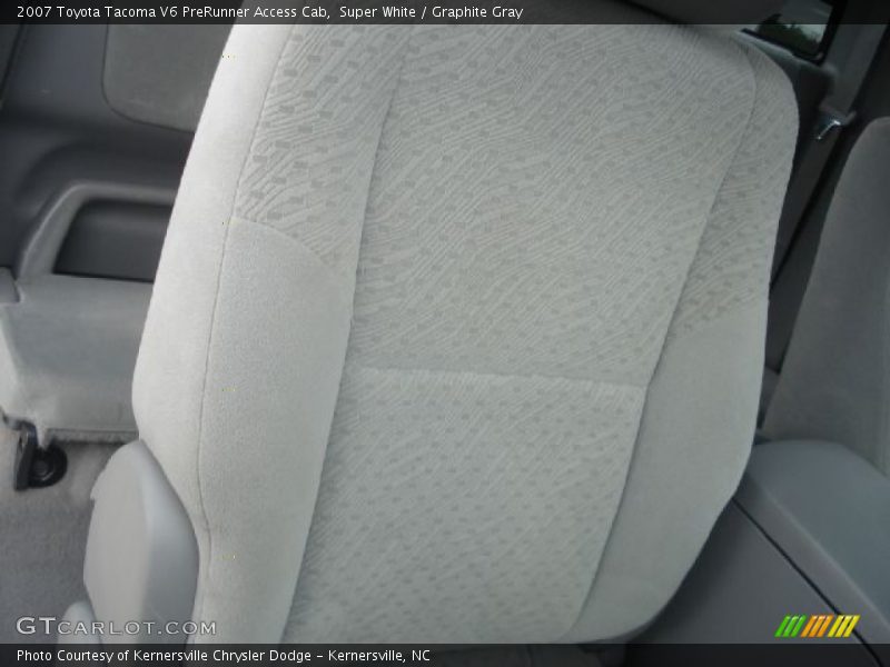 Super White / Graphite Gray 2007 Toyota Tacoma V6 PreRunner Access Cab