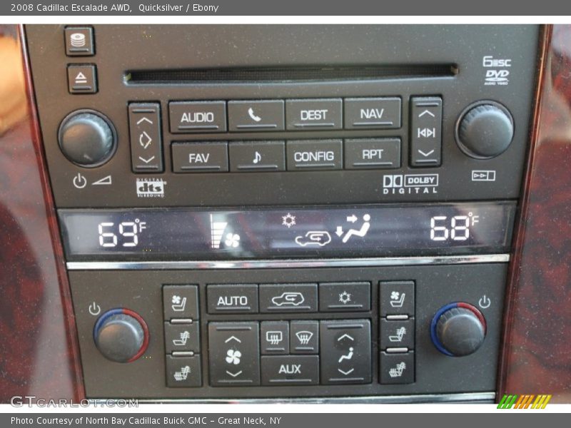 Quicksilver / Ebony 2008 Cadillac Escalade AWD