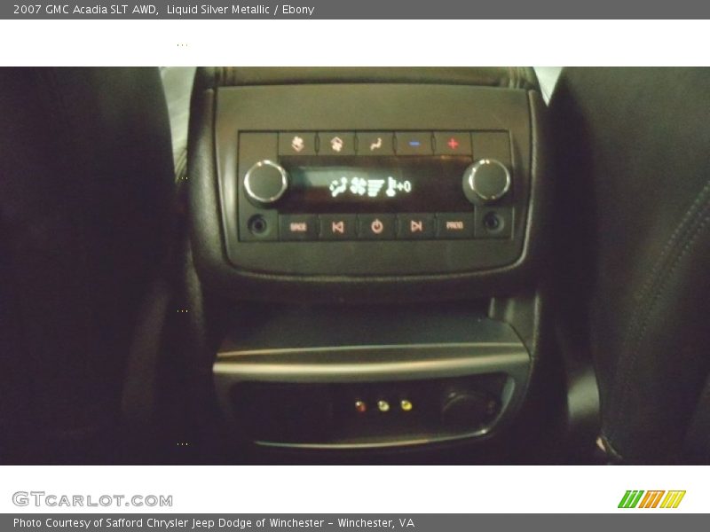 Liquid Silver Metallic / Ebony 2007 GMC Acadia SLT AWD