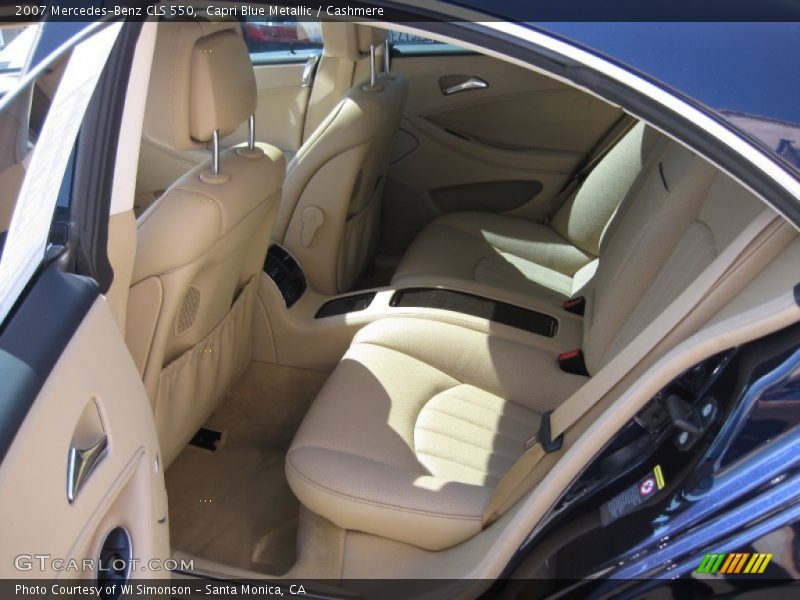 Capri Blue Metallic / Cashmere 2007 Mercedes-Benz CLS 550