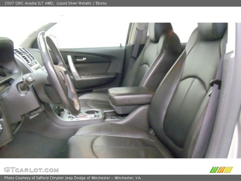 Liquid Silver Metallic / Ebony 2007 GMC Acadia SLT AWD