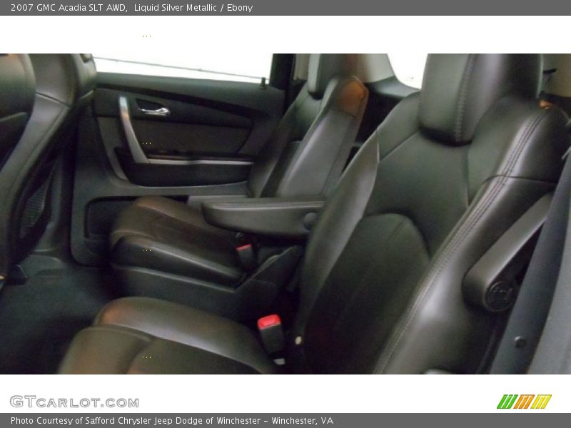 Liquid Silver Metallic / Ebony 2007 GMC Acadia SLT AWD