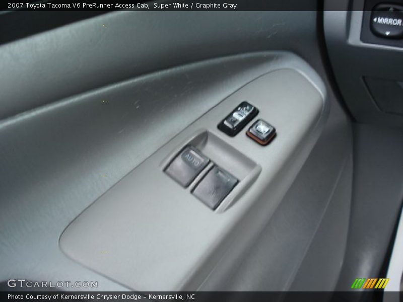 Super White / Graphite Gray 2007 Toyota Tacoma V6 PreRunner Access Cab