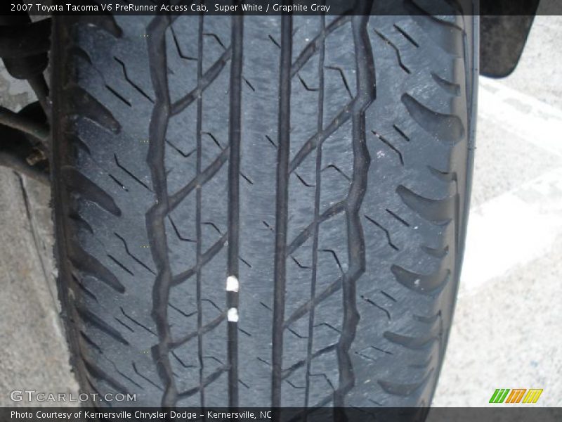 Super White / Graphite Gray 2007 Toyota Tacoma V6 PreRunner Access Cab