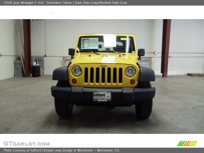 Detonator Yellow / Dark Slate Gray/Medium Slate Gray 2008 Jeep Wrangler X 4x4