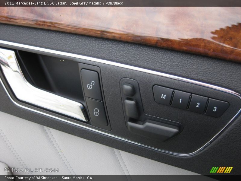 Steel Grey Metallic / Ash/Black 2011 Mercedes-Benz E 550 Sedan