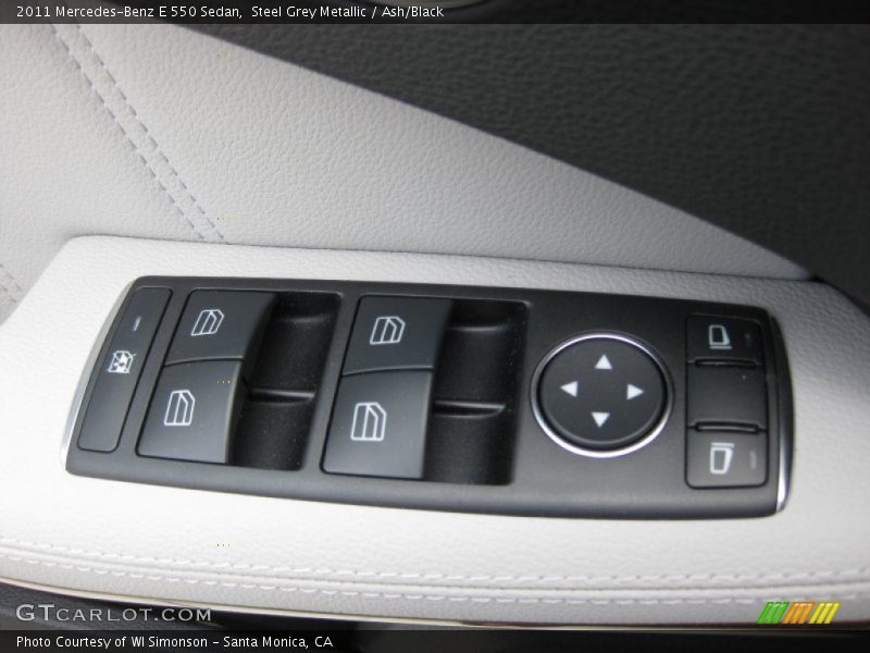 Steel Grey Metallic / Ash/Black 2011 Mercedes-Benz E 550 Sedan