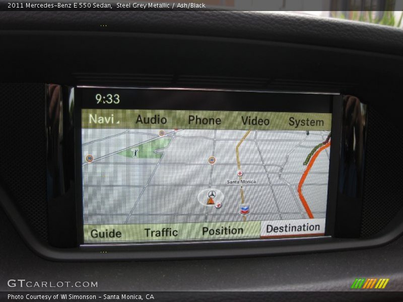 Steel Grey Metallic / Ash/Black 2011 Mercedes-Benz E 550 Sedan